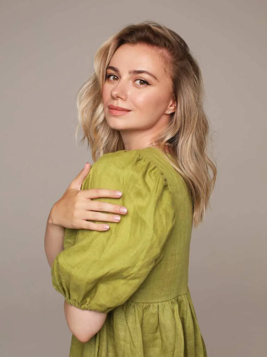 Portrait of Oxana Nurova, makeup artist and educator