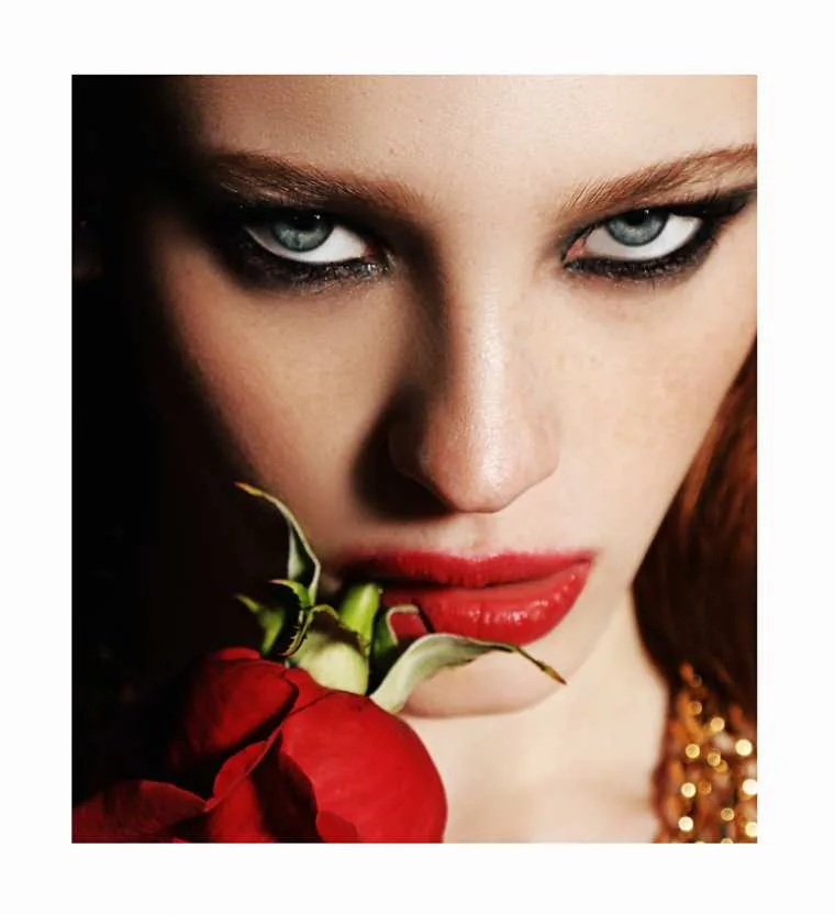Editorial makeup by Oxana Nurova